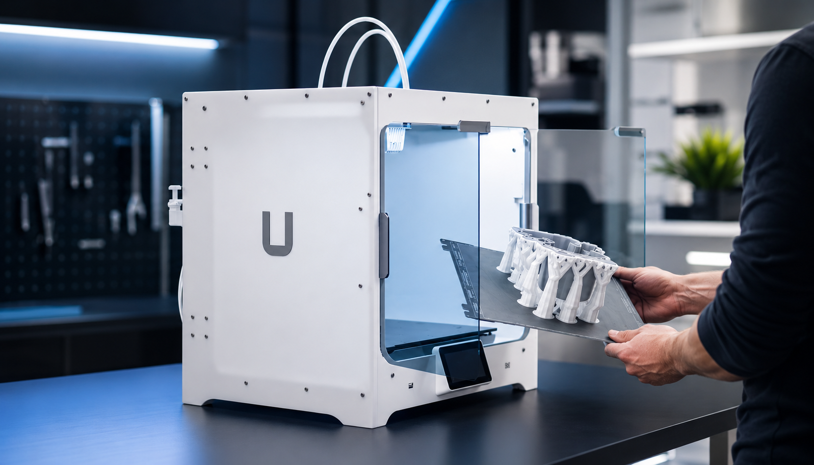 Automated material handling with low humidity storage